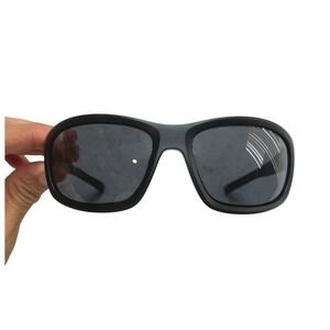 Decathlon Explore 100 Sunglasses Mens One Size Black Sporty Wrap Around 2951177